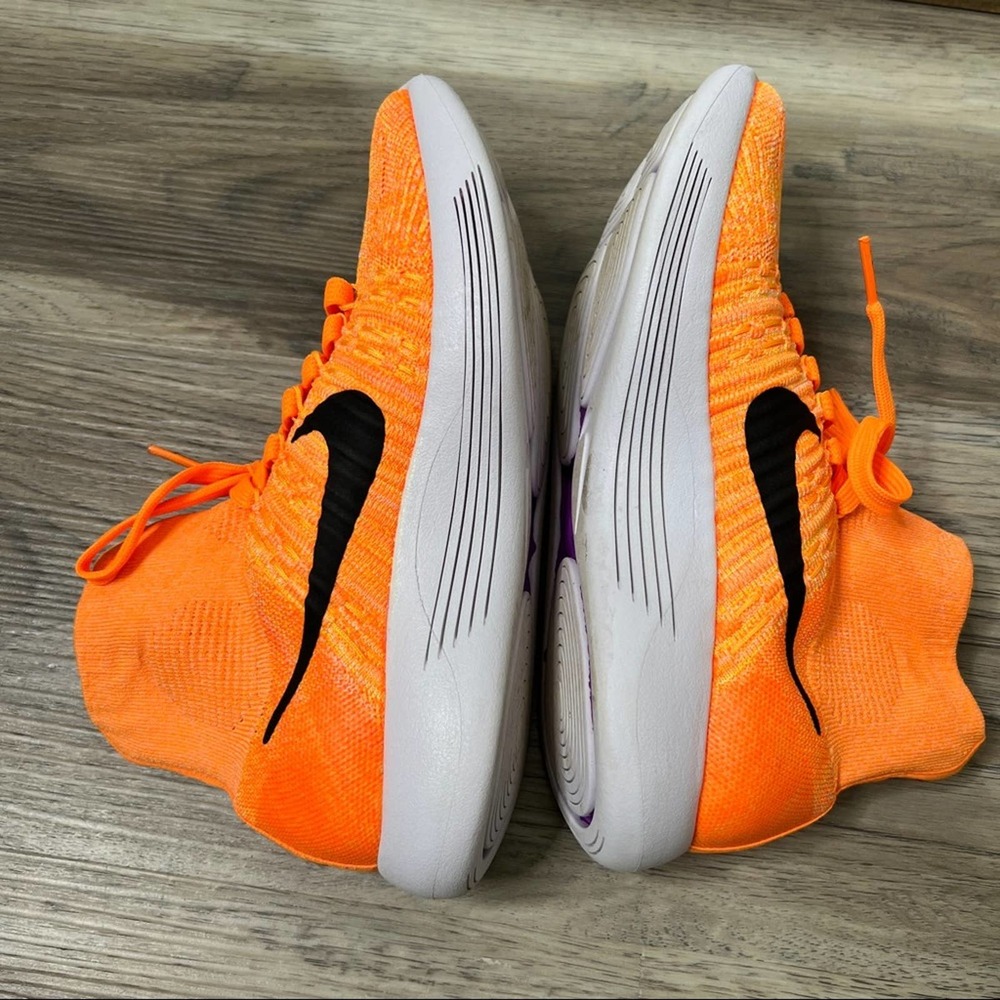 Nike Lunarepic Flyknit Laser Orange Sneakers Shoes sz 7 818677-801 - Picture 4 of 10